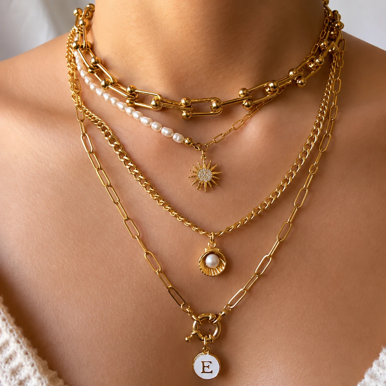 Premium 18K gold-plated anti-tarnish jewellery collection for women