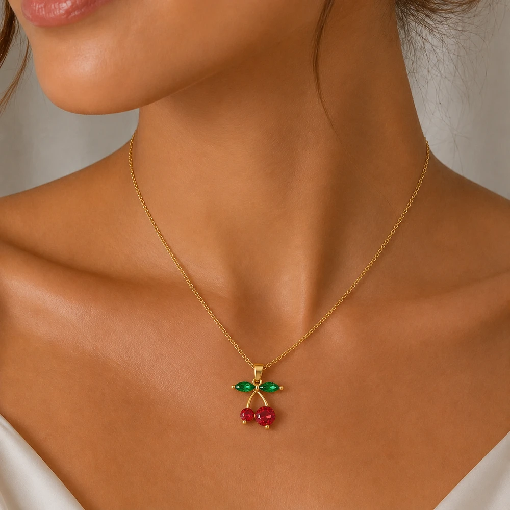 Cherry Trendy Necklace
