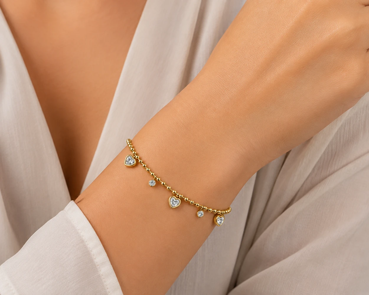 Mini Heart dainty bracelet