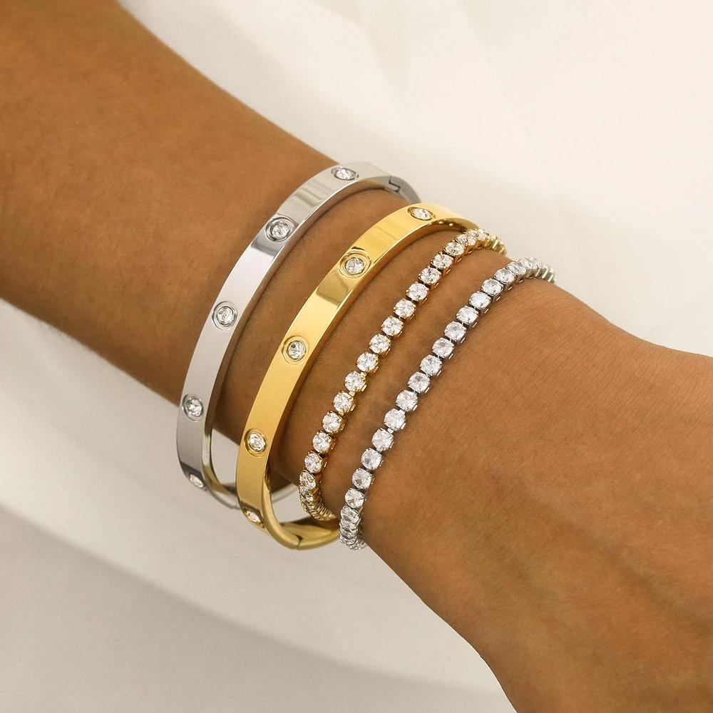 Silver cartier bracelet