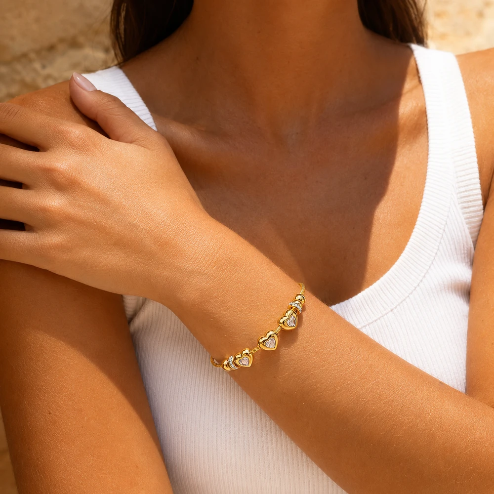 Three Wishes Crystal Bracelet