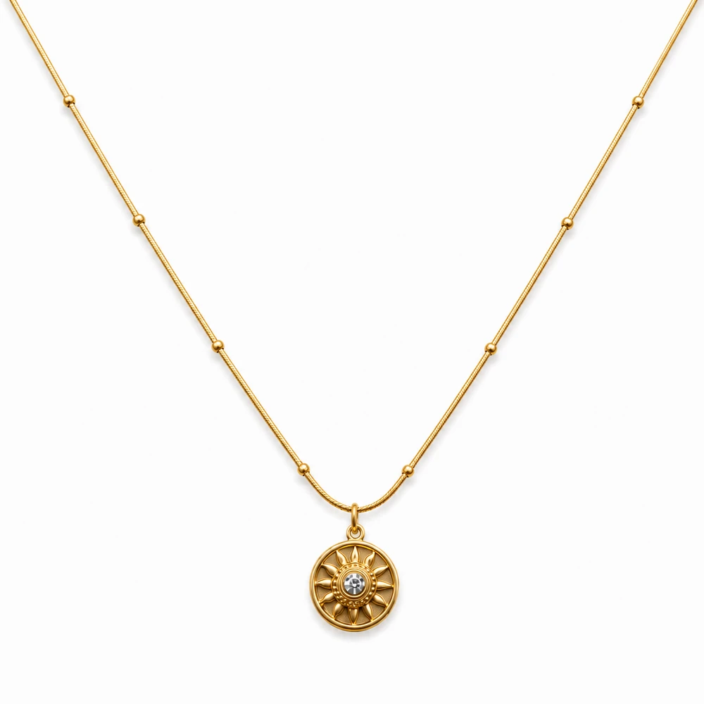 Dainty Sun Charm