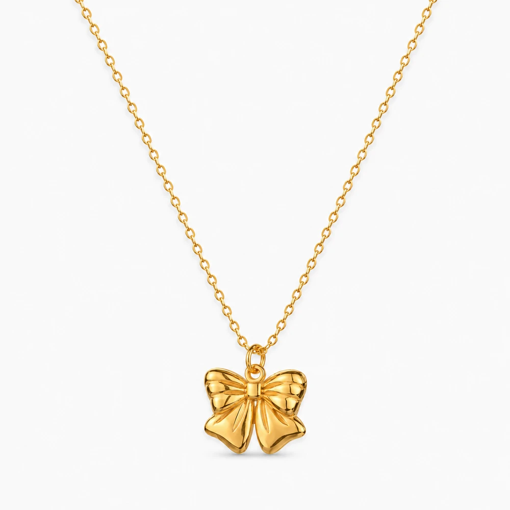 Little love bow necklace