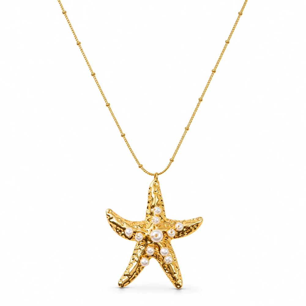 Starfish Necklace for Beach Wear