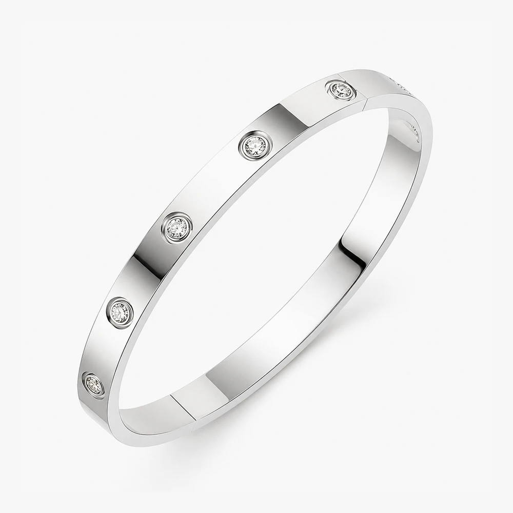 Silver cartier bracelet