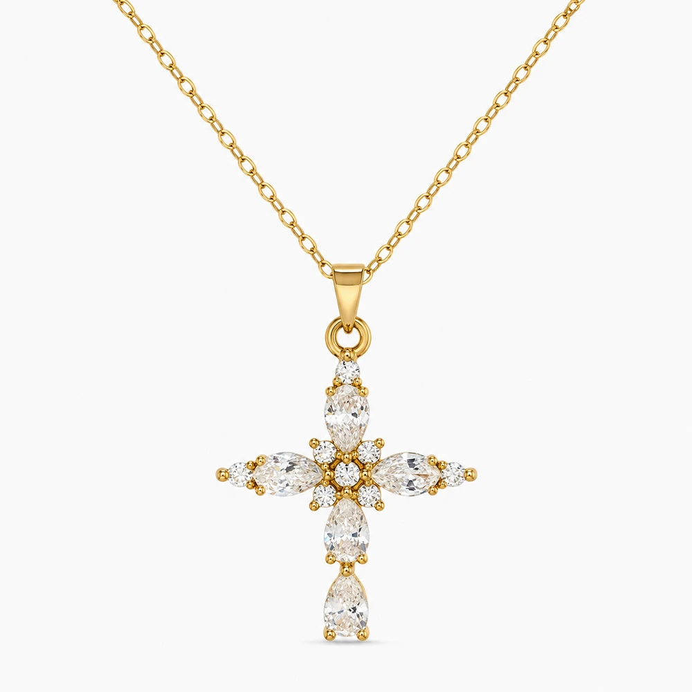 Zeaa Zirconia Necklace