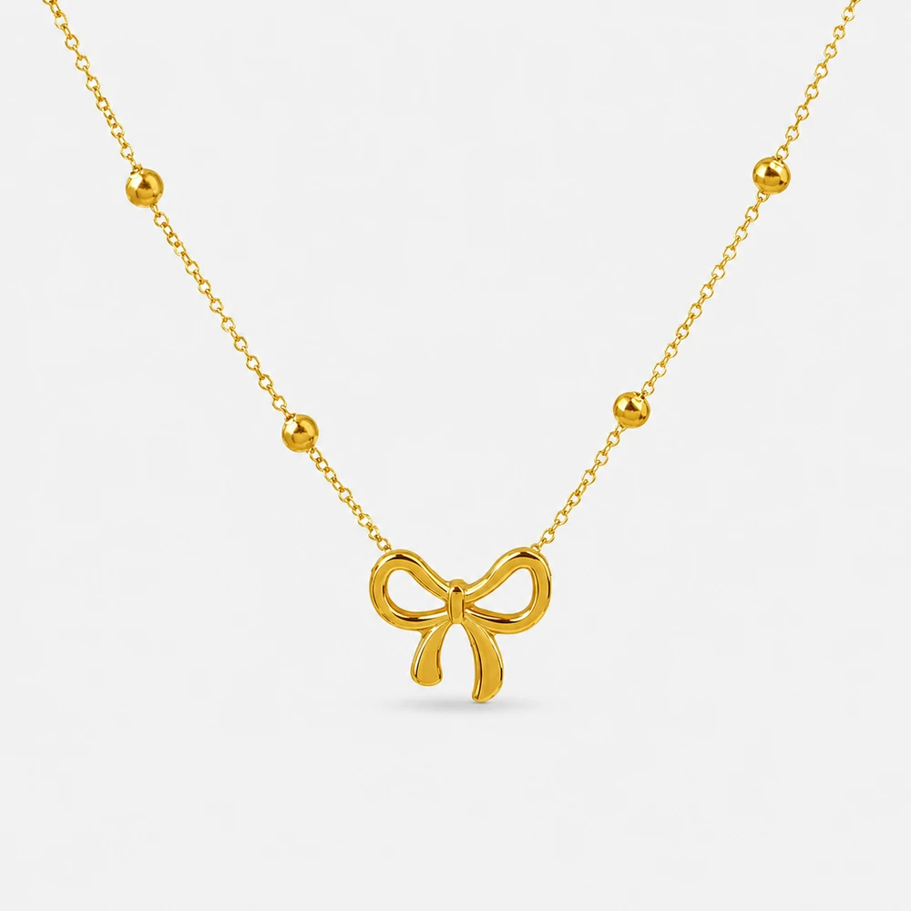 Shillla Bow Necklace