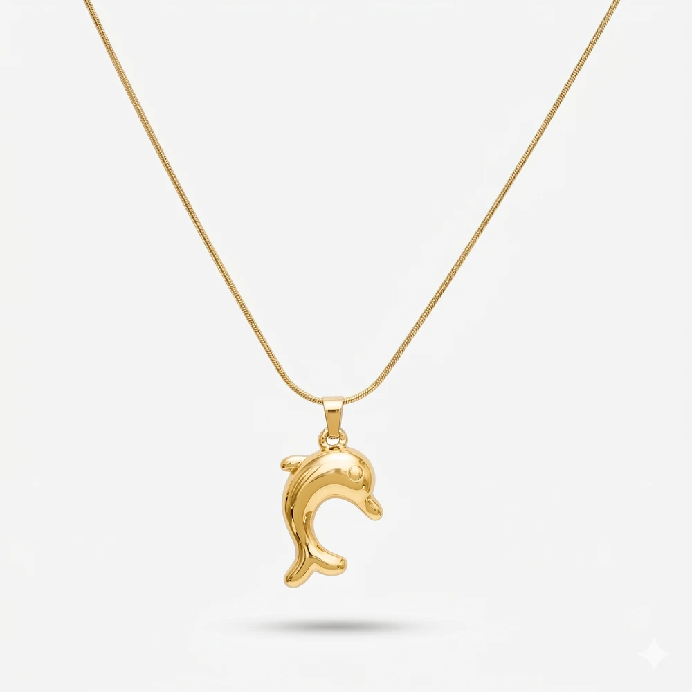 Dolphin Lucky Charm Necklace