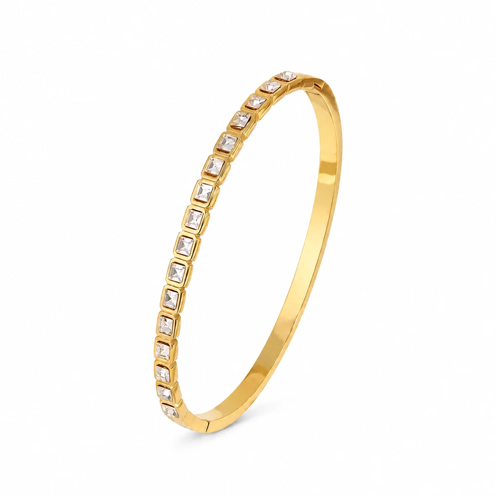 Lina Crystal Bangle