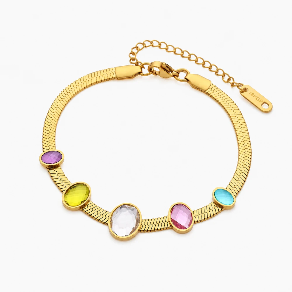 Multi-Color Crystal Bracelet