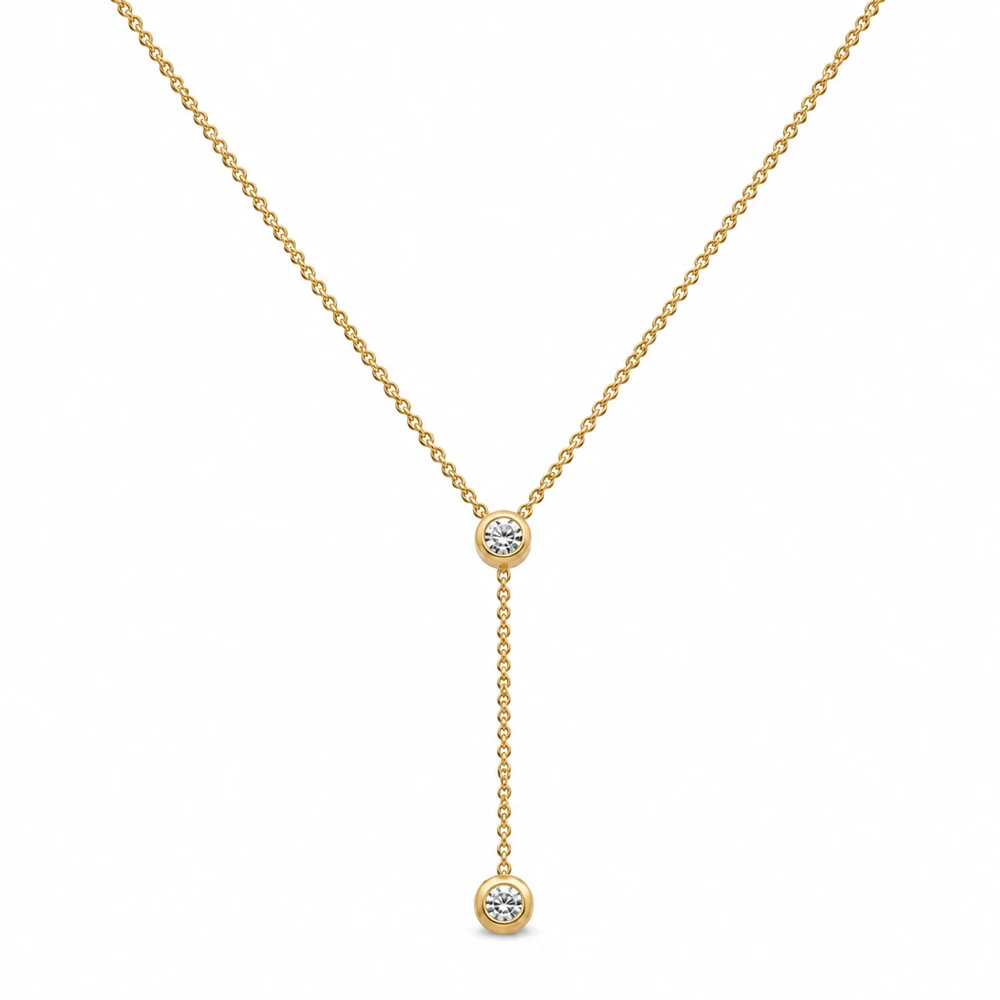 Double layer go to necklace